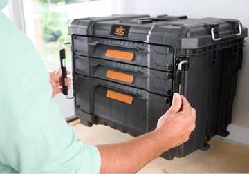 КОРОБКА KETER ROC PRO GEAR 2.0 С 3 ЖЕСТКИМИ ЯЩИКАМИ НОВИНКА