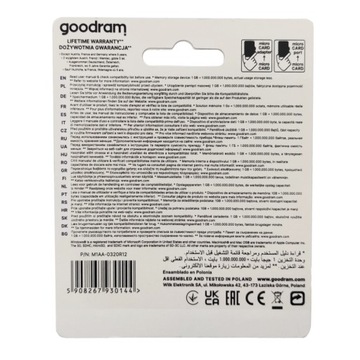 КАРТА ПАМЯТИ GOODRAM 32 ГБ MICRO SDHC КЛАСС 10
