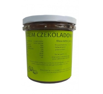 KREM CZEKOLADOWY Masło Z ORZECHÓW LASKOWYCH 300G