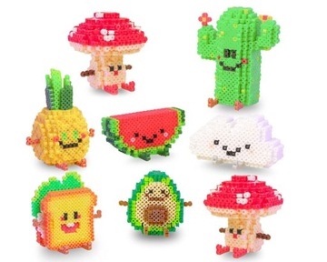 Набор бусин для глажки 5000 шт + шаблоны