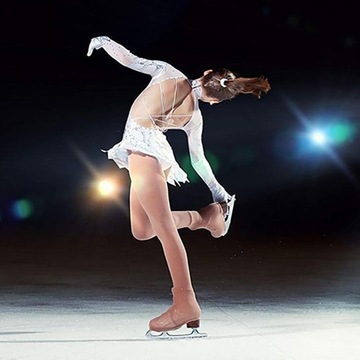 Dziewczęce rajstopy do jazdy na lodzie Legginsy z