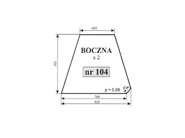 SZYBA BOCZNA C-360 LUBSKO 104
