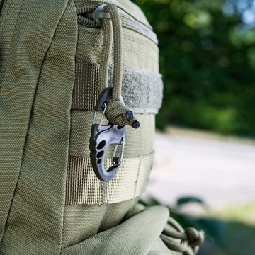 ПЛАСТИКОВЫЙ ДВУХСТОРОННИЙ БРЕЛОК EDC CRABINER S