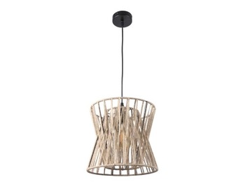 LAMPA SUFITOWA WISZĄCA RETRO & LOFT E27 CZARNA