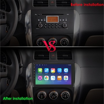 РАДИО GPS НАВИГАЦИЯ ANDROID FIAT SEDICI SUZUKI SX4