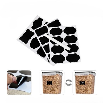 НАБОР ИЗ 24 КОНТЕЙНЕРОВ ДЛЯ ХРАНЕНИЯ ПИЩЕВЫХ ПРОДУКТОВ, ИЗМЕРИТЕЛЬНЫХ ЭТИКЕТОК