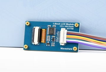 1.9inch LCD 170×320 Resolution, SPI 262K Colors