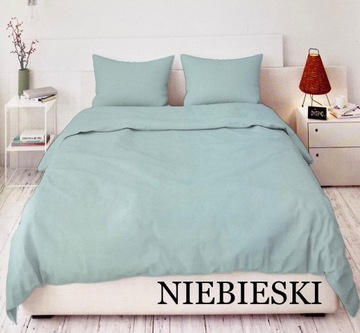 KOMPLET POŚCIELI 160x200 trzyczęściowy jednolity RÓŻNE KOLORY