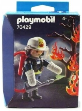 Klocki PLAYMOBIL 70429 Strażak w akcji pożar