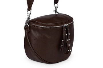 Кожаная сумка Vera Pelle Misio Ebony