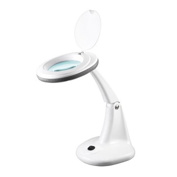LAMPA KOSMETYCZNA WARSZTATOWA LED Z LUPĄ 5D 6W