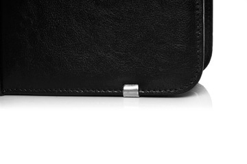 КОЖАНАЯ КОРОБКА ДЛЯ ДОКУМЕНТОВ SOLOME TH02 ЧЕРНАЯ