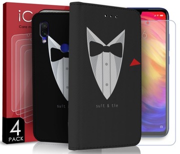 BIGBOX ETUI + SZKŁO DO XIAOMI REDMI NOTE 7 WZORY