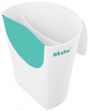 AKUKU Kubek do Spłukiwania Głowy BIAŁ/MIĘT A0376