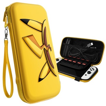 ETUI EFEKT 3D CASE WZMOCNIONY SWITCH / SWITCH OLED POKEMON PIKATCHU