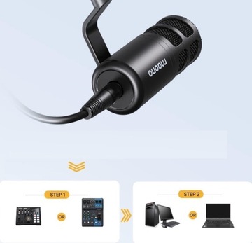 Профессиональный динамический конденсаторный студийный микрофон XLR PC Maono PD100