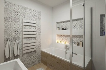 МАРОККАНСКАЯ ПЛЕЧКА НАПОЛЬНАЯ ПЛИТКА 20X20 МАТОВО-СИНЯЯ ДЕКОР