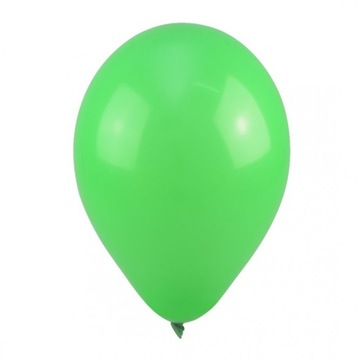 Balony pastelowe 10'' zielone (100 szt.)
