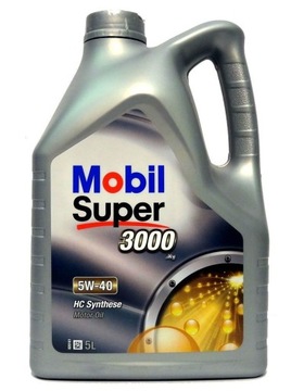 MOBIL 5W40 5L. SUPER 3000 X1 SILNIKOWY OLEJ SYNTETYCZNY