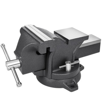 НАСТОЛЬНЫЕ ПОВОРОТНЫЕ СТОЛЯРНЫЕ ТИСКИ 125 ММ МАЛЫЕ ЧУГУННЫЕ ГУБКИ С НАКОВАЛЬНЕЙ