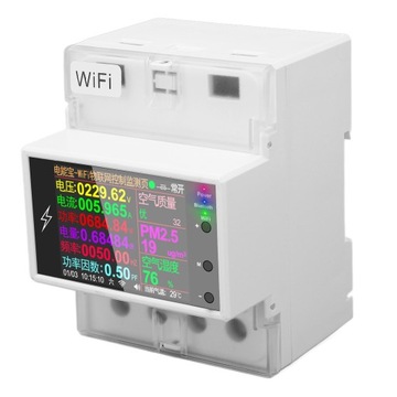 ИЗМЕРИТЕЛЬ ТОКА WIFI ДЛЯ DIN-РЕЙКИ 100A AC85-265V