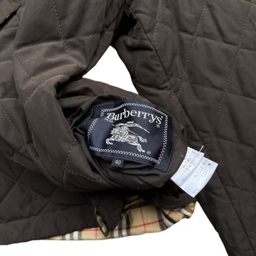 BURBERRY JACKET VINTAGE RETRO DWUSTRONNA JESIENNA KURTKA BRĄZOWA L