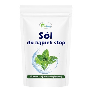 SÓL DO STÓP SÓL EPSOM Z OLEJKIEM MIĘTOWYM