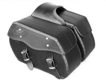 СУМКИ БОКОВЫЕ ДЛЯ МОТОЦИКЛА, КОЖА, 40x24x15см