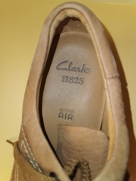 CLARKS AIR ACTIVE HAND MADE SKÓRA MOCNE SOLIDNE BUTY EUR/43 JAK NOWE