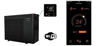 Тепловой насос для бассейна Fairland Inverter PLUS с Wi-Fi, 13 кВт + байпас