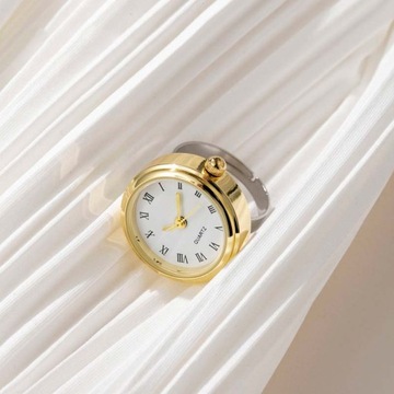New Style Watch Rings Female Personality Golden