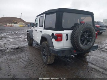 Jeep 2021 Jeep Wrangler 2021r., Unlimited Willys, od ubezpieczalni 3.6 Benzyna 385KM, zdjęcie 4