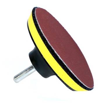 ДИСК С ХВОСТОВИКОМ-ВЕЛКРО 150мм М14 ДЛЯ ШЛИФАШЛИФАТОРА, ДРЕЛИ, ОТВЕРТКИ