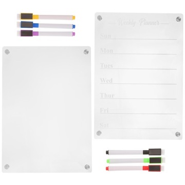 AKRYLOWA TABLICA WIADOMOŚCI NA LODÓWKĘ CODZIENNY PLANER