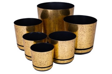 ДЕКОР диаметр цветочного горшка 16 см цвет алюминия