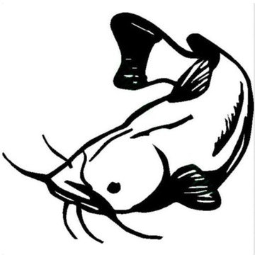 153.Catfish 227 stylów śliczne okno samochodu nakl
