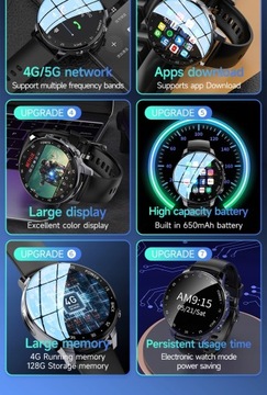 4G SmartWatch Android OS GPS Измерение артериального давления