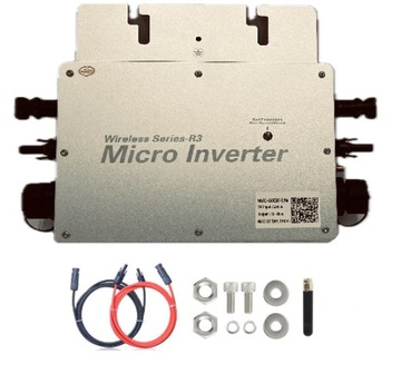 Mikroinwerter WVC-600 WiFi z kablem AC I DC w zestawie GRATIS