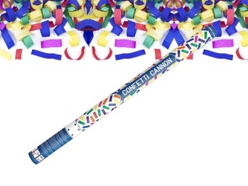 Tuba strzelajaca Konfetti 80cm Sylwester Nowy rok