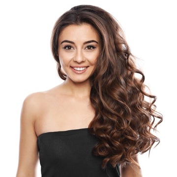 ВОЛОСЫ НА ЗАЖИМАХ, ВКУЧНЫЕ ВОЛНЕННЫЕ Наращивание на клипсах НАБОР ИЗ 7 ЛЕНТ