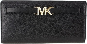 Michael Kors portfel skóra naturalna czarny kobieta