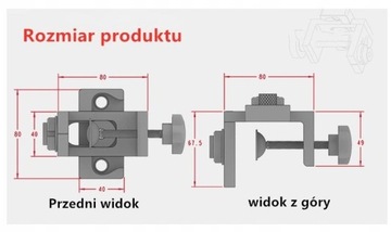 Шаблон 3-в-1 для эксцентриков для сверления дюбелей