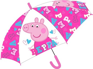 PEPPA PARASOL PRZEŹROCZYSTY PARASOLKA PEPPA PIG