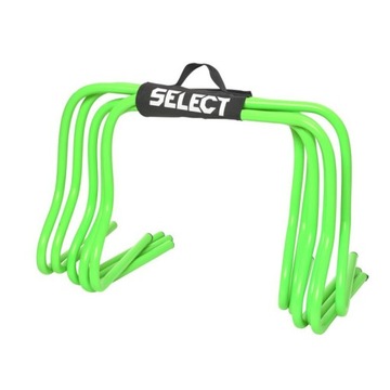 PŁOTKI TRENINGOWE SELECT ZESTAW 6SZT 50X38CM ZIELONY