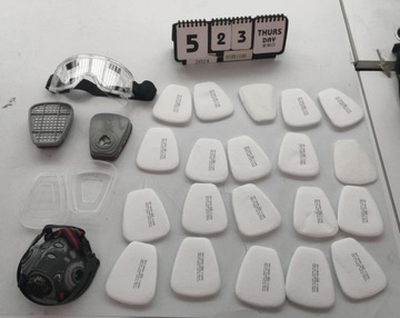 ПОЛУМАСКА, ПРОТИВ ГАЗОВАЯ, ЗАЩИТА КРАСКИ, С ФИЛЬТРОМ