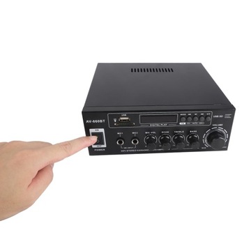 AV-660BT ВЫСОКОМОЩНЫЙ УСИЛИТЕЛЬ BLUETOOTH 40 Вт С РАДИО И ДИСПЛЕЕМ