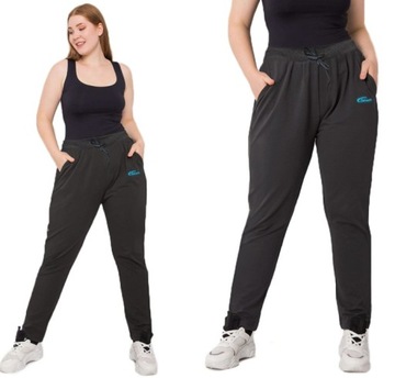 CIEPŁE dresy Spodnie damskie DRESOWE gran 5547 XXL