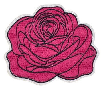 Пятна для вышивки одежды цветочная роза Сильная роза