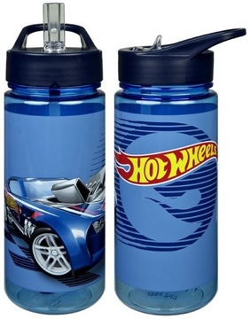 BIDON Z USTNIKIEM i uchwytem 500 ml HOT WHEELS