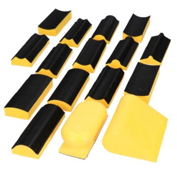 ZESTAW KLOCKÓW BLOKÓW SZLIFIERKISCH NA RZEP 16 ELEMENTÓW PRACE PRECYZYJNE